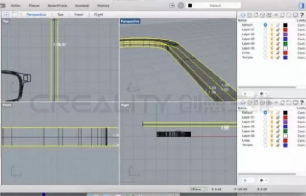 3D打印機專屬定制眼鏡框 3D打印機專屬定制眼鏡框