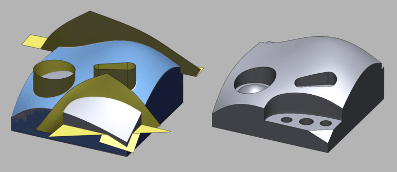 表面CAD建模-簡單解釋 表面CAD建模-簡單解釋